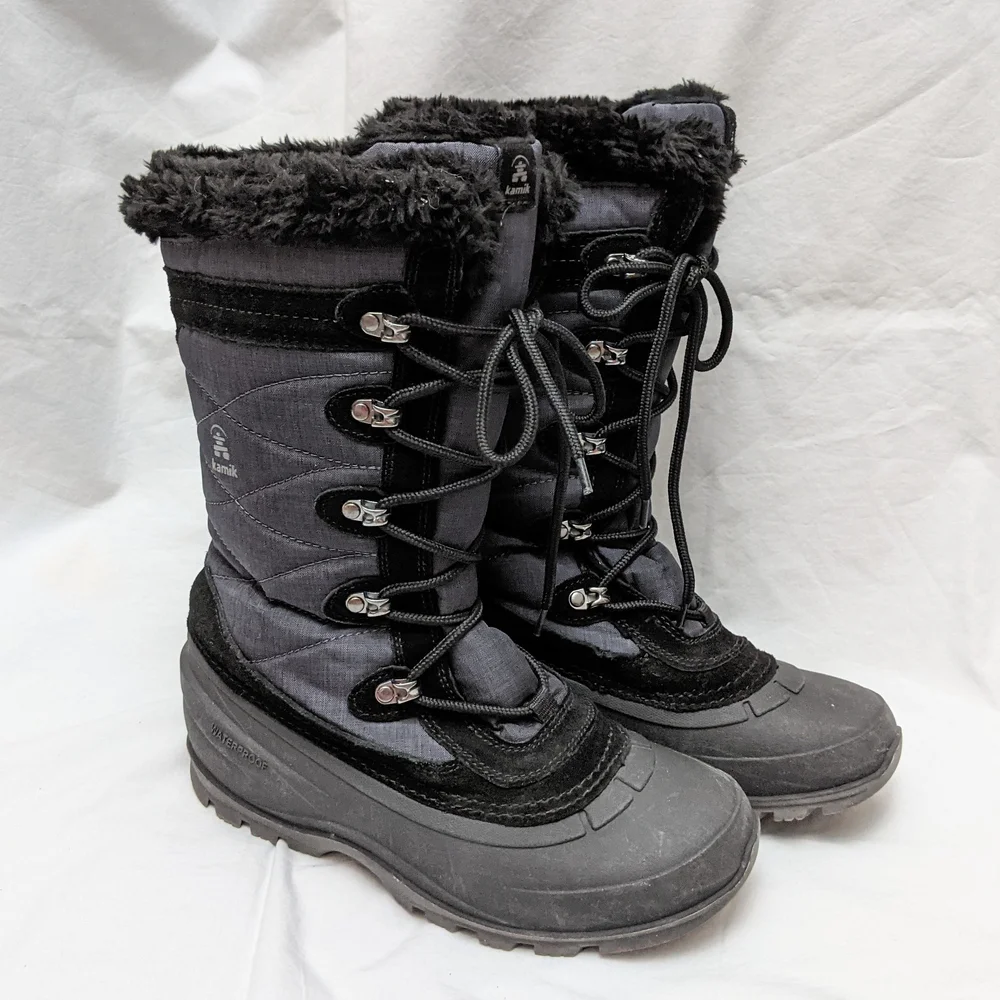 Kamik Women's Snovalley4 Insulated Winter Boots Size 7